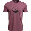 Vortex Men’s Diamond Crest Short Sleeve T-Shirts(Burgundy Heather)