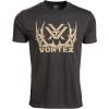 Vortex Men’s Full Tine Short Sleeve T-Shirts(Charcoal Heather)