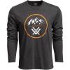 Vortex Men’s Three Peaks Long Sleeve T-Shirts(Charcoal Heather)