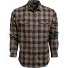 Vortex Men’s Timber Rush Flannel Shirts – Mechanical Stretch, Moisture Wicking, Underarm Gusset(Timber)