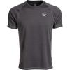 Vortex Men’s Weekend Rucker Short Sleeve Shirts – Moisture Wicking, UPF Sun Protection, Stain Release Technology(Charcoal)