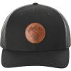 Vortex Three Peaks Patch Snapback Caps(Black Leather Patch)
