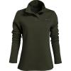 Vortex Women’s Active Trail Office Casual Quilted Arctic Snap Pullover(Forest Night)