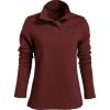 Vortex Women’s Active Trail Office Casual Quilted Arctic Snap Pullover(Port)