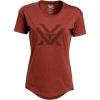 Vortex Women’s Core Logo Short Sleeve Shirts(Rust Heather)