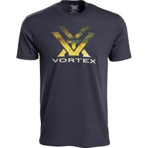 Vortex Men’s Bass Core Logo Short Sleeve T-Shirts(Polar Night)