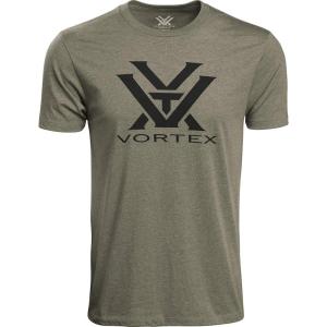 Vortex Men’s Core Logo Short Sleeve T-Shirts(Military Heather)