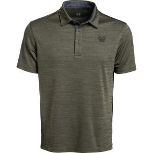 Vortex Men’s Escape Velocity Polo Shirts – Moisture Wicking, UPF Protection, Quick Dry, Stain Release, Coolmax Fabric(Forest Night)