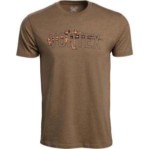 Vortex Men’s Precision Profile Short Sleeve T-Shirts(Coyote Heather)