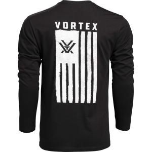 Vortex Men’s Salute Long Sleeve T-Shirts(Black)