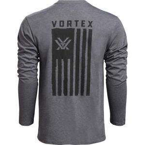 Vortex Men’s Salute Long Sleeve T-Shirts(Titanium Heather)