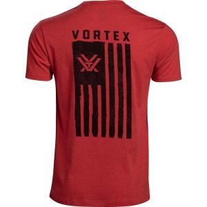 Vortex Men’s Salute Short Sleeve T-Shirts(Red Heather)