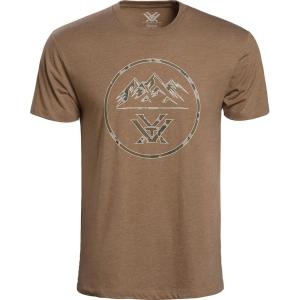 Vortex Men’s Three Peaks Short Sleeve Shirts(Coyote Heather)