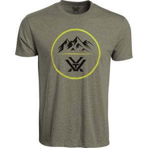 Vortex Men’s Three Peaks Short Sleeve Shirts(Military Heather)