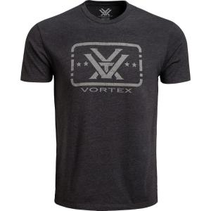 Vortex Men’s Trigger Press Short Sleeve T-Shirts(Charcoal Heather)