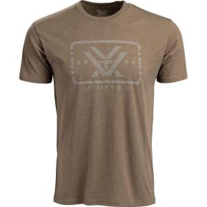 Vortex Men’s Trigger Press Short Sleeve T-Shirts(Coyote Heather)