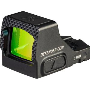 Vortex Optics Defender-CCW Micro Red Dot Sights – Motion Activation with Auto-Shutoff, Shield RMS Footprint, Fast-Rack Texturing – Unlimited, Unconditional Warranty(Black)