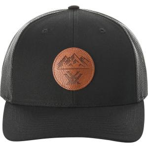 Vortex Three Peaks Patch Snapback Caps(Black Leather Patch)