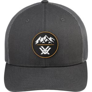 Vortex Three Peaks Patch Snapback Caps(Charcoal)