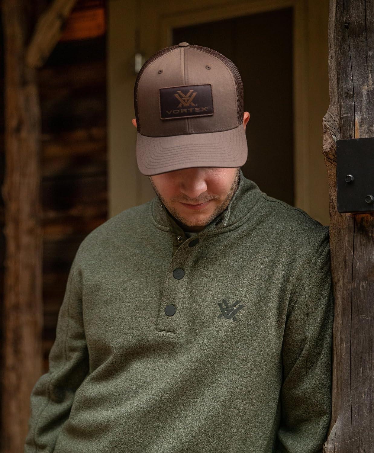 image:imageVortex Mens Arctic Snap PulloversOlive