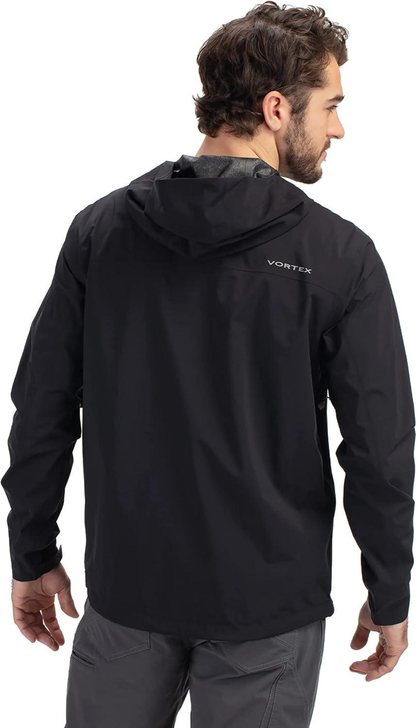 image:imageVortex Mens Cloud Shaker Rain JacketsBlack