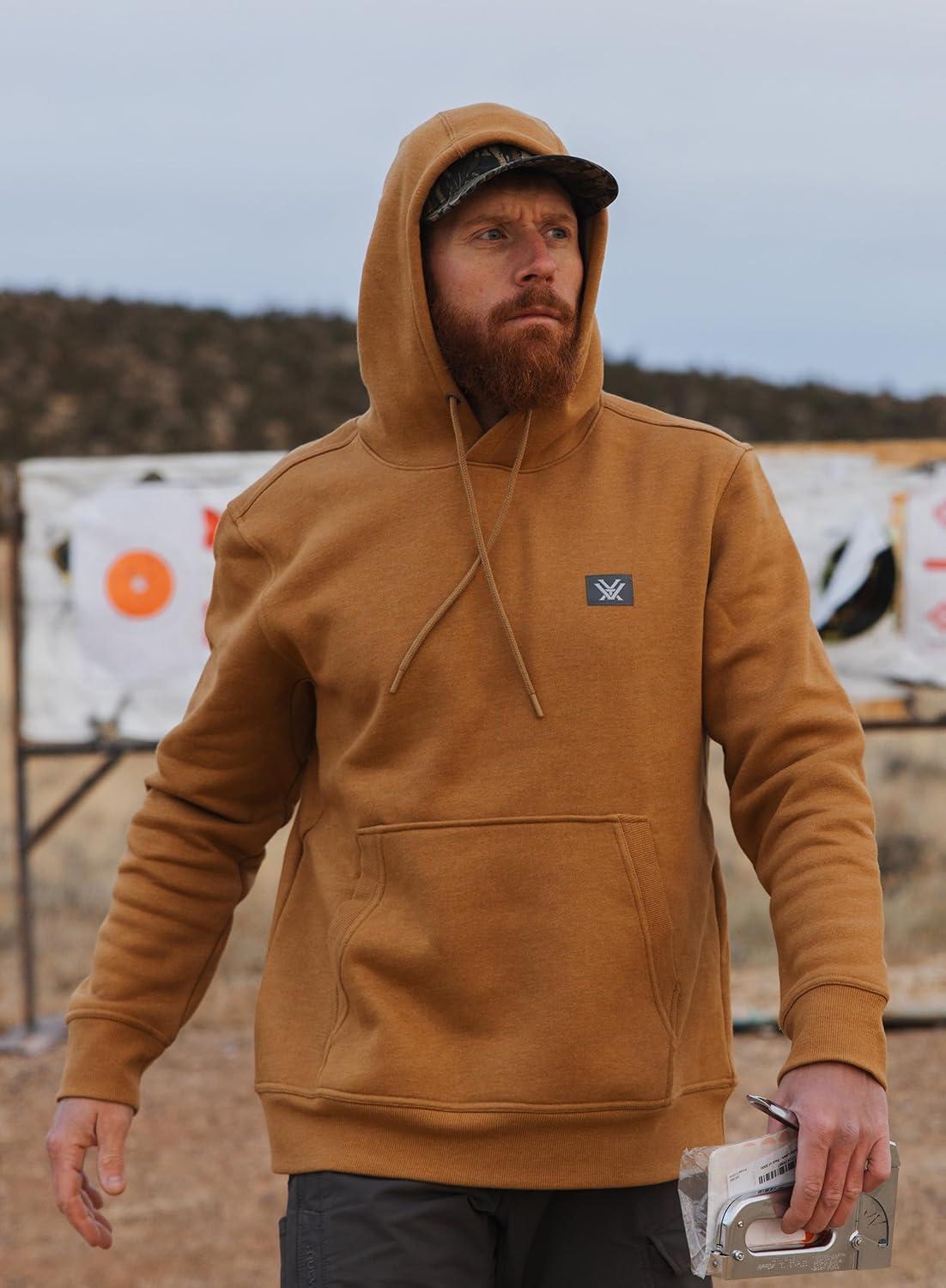 image:imageVortex Mens Heavyweight HoodiesDull Gold Heather