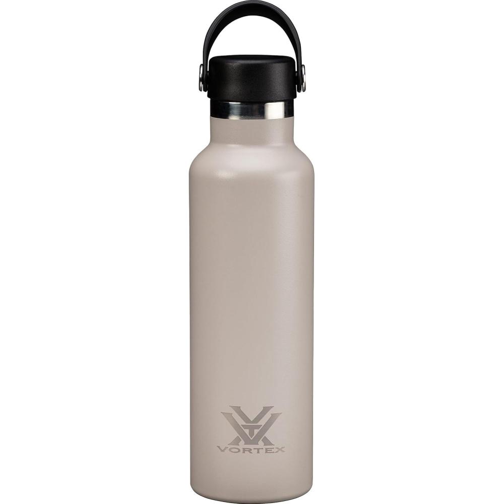 image:imageVortex Insulated 21oz Water Bottles Double Wall Vacuum Insulated BPA Free No Sweat Design No Sweat Design Removable amp Cleanable Gasket On Lid Unlimited Unconditional WarrantyTan
