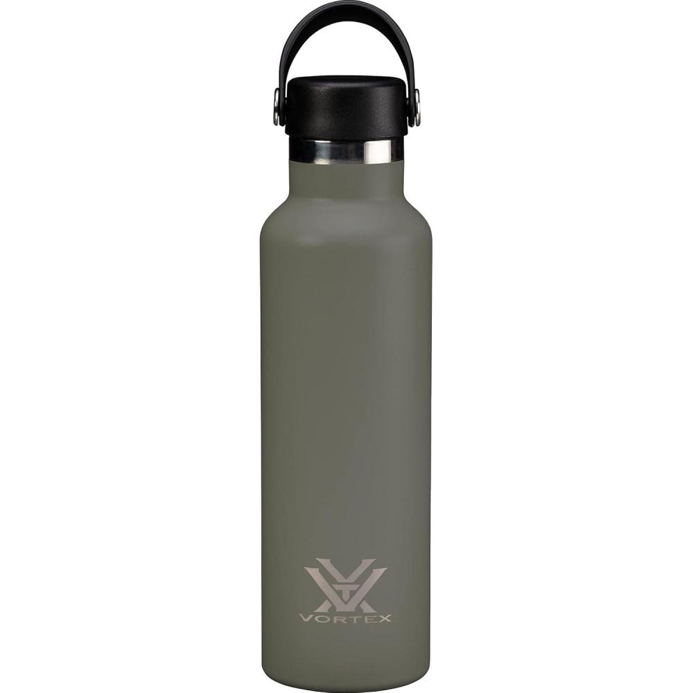 image:imageVortex Insulated 21oz Water Bottles Double Wall Vacuum Insulated BPA Free No Sweat Design No Sweat Design Removable amp Cleanable Gasket On Lid Unlimited Unconditional WarrantyLichen
