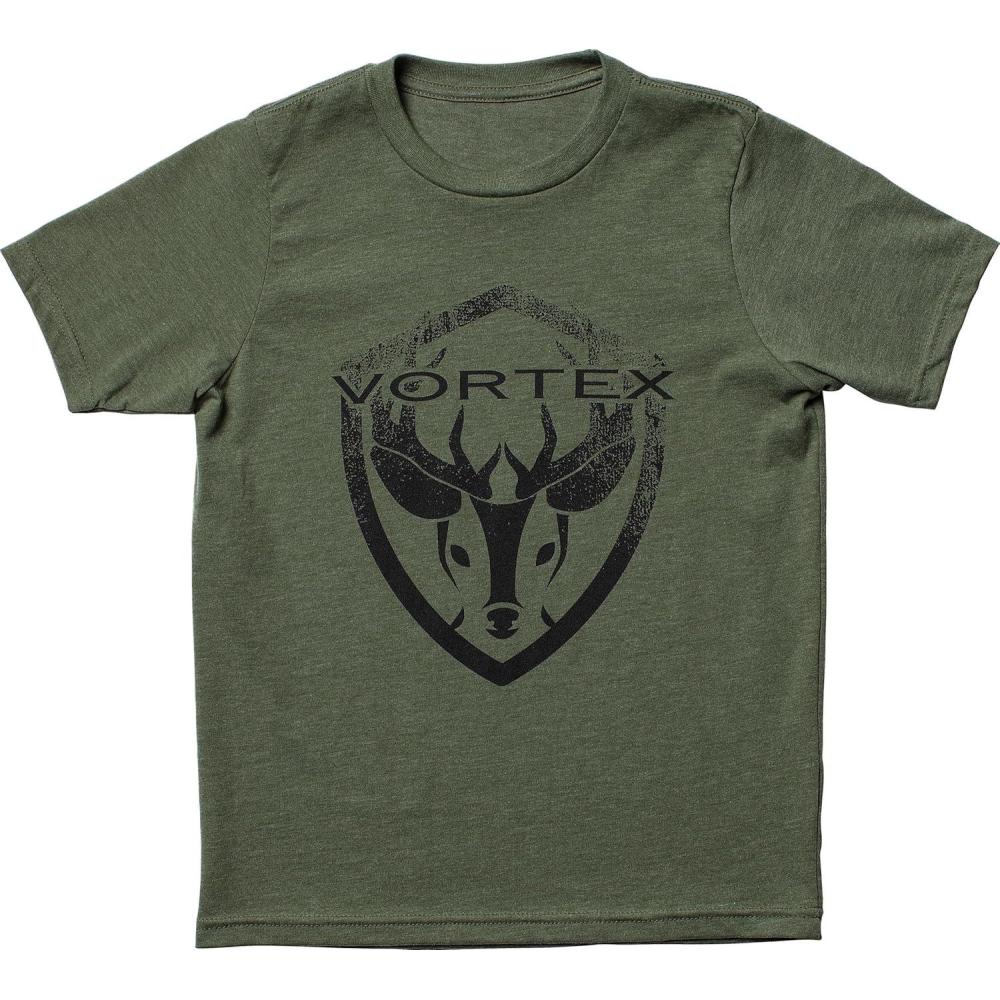 image:imageVortex Kids Buck Badge TShirtMilitary Heather