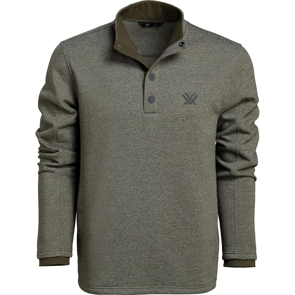 image:imageVortex Mens Arctic Snap PulloversOlive