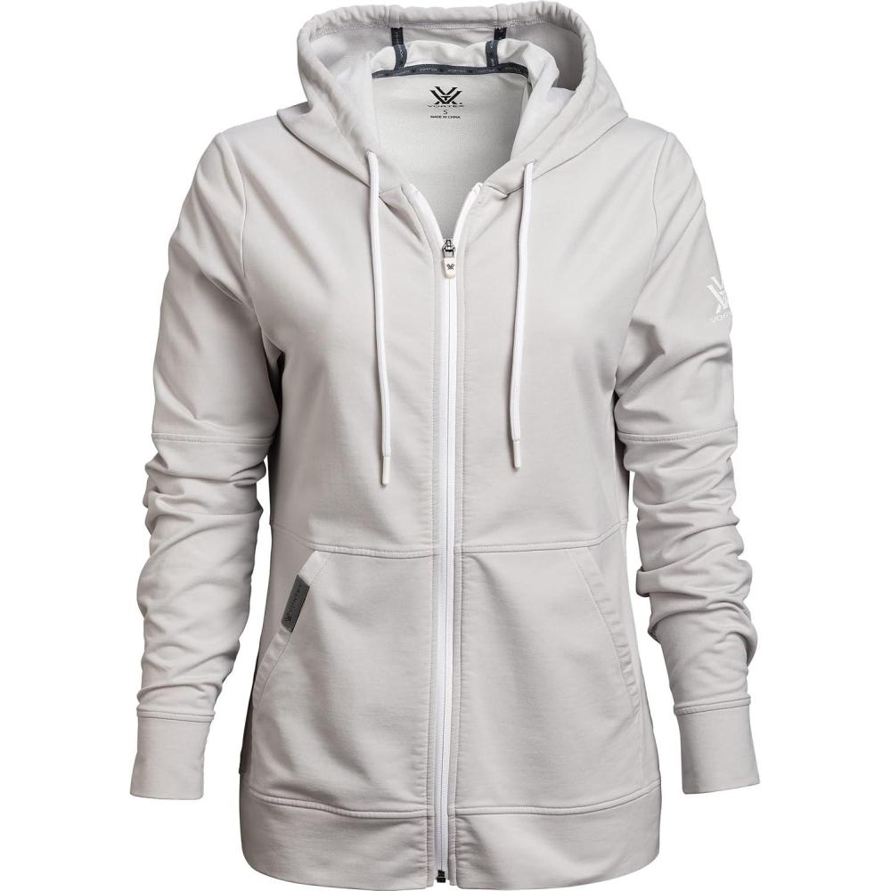image:imageVortex Womens Northern Shift 3Panel Adjustable Hood FullZip HoodieNimbus