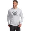 Vortex Men’s Sun Slayer Hoodies – UPF 50, Moisture-Wicking, Stretch Fabric(Cool Grey)