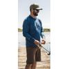 Vortex Men’s Sun Slayer Hoodies – UPF 50, Moisture-Wicking, Stretch Fabric(Dark Blue)