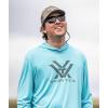 Vortex Men’s Sun Slayer Hoodies – UPF 50, Moisture-Wicking, Stretch Fabric(Flats Blue)