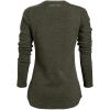 Vortex Women’s Active Casual Fall Cozy Knit Baselayer Thumbholes Front Country Thermal Pullover(Olive)