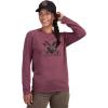 Vortex Women’s Camo Core Logo Long Sleeve T-Shirts(Burgundy Heather)