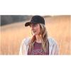 Vortex Womens Casual Everyday Classic Nylon UPF Sun Protection Performance Cap Hat(Black)