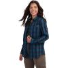 Vortex Women’s Timber Rush Flannel Moisture-Wicking High-Performance Cotton Long Sleeve Shirt(Breaker)