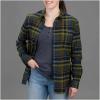 Vortex Women’s Timber Rush Flannel Moisture-Wicking High-Performance Cotton Long Sleeve Shirt(Mayfly)