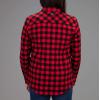 Vortex Women’s Timber Rush Flannel Moisture-Wicking High-Performance Cotton Long Sleeve Shirt(Red Buffalo)