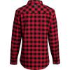 Vortex Women’s Timber Rush Flannel Moisture-Wicking High-Performance Cotton Long Sleeve Shirt(Red Buffalo)