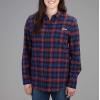 Vortex Women’s Timber Rush Flannel Moisture-Wicking High-Performance Cotton Long Sleeve Shirt(Rose Wine)