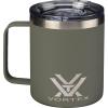 Vortex Insulated 12oz Mugs – Double Wall Vacuum Insulated, BPA Free, No Sweat Design, Removable & Cleanable Gasket On Lid, Splash Proof Lid – Unlimited, Unconditional Warranty(Lichen)