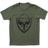 Vortex Kid’s Buck Badge T-Shirt(Military Heather)