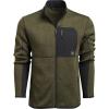 Vortex Men’s Anchor Point Fleece Full Zip Jackets(Green)
