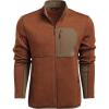 Vortex Men’s Anchor Point Fleece Full Zip Jackets(Sequoia Heather)