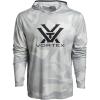 Vortex Men’s Sun Slayer Hoodies – UPF 50, Moisture-Wicking, Stretch Fabric(White Camo)