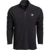Vortex Men’s Yosemite Falls Microgrid Fleece Pullovers(Black)