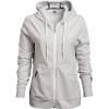 Vortex Women’s Northern Shift 3-Panel Adjustable Hood Full-Zip Hoodie(Nimbus)