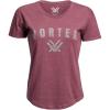 Vortex Women’s Vortex U Shirts(Burgundy Heather)